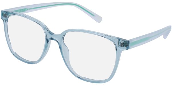 Dioptrické brýle Esprit model 33499, barva obruby tyrkysová čirá lesk, stranice tyrkysová čirá mat, kód barevné varianty 547. 