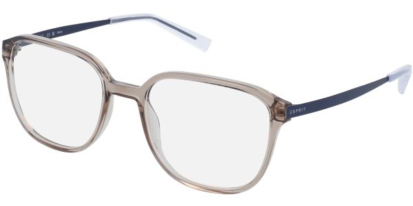 Dioptrické brýle Esprit model 33505, barva obruby béžová lesk, stranice modrá mat, kód barevné varianty 535. 