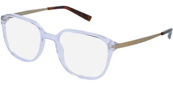 Dioptrické brýle Esprit model 33505, barva obruby čirá lesk, stranice zlatá mat, kód barevné varianty 557. 