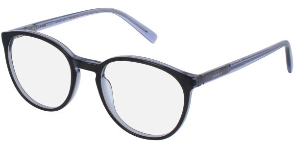 Dioptrické brýle Esprit model 33510, barva obruby černá čirá lesk, stranice černá čirá lesk, kód barevné varianty 505. 