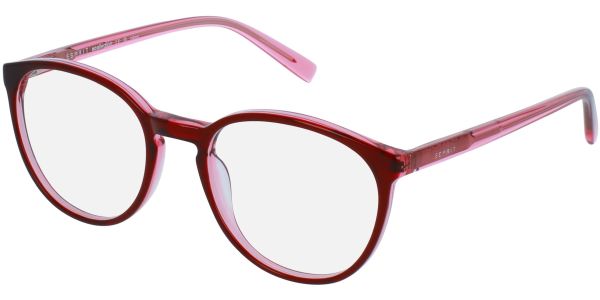 Dioptrické brýle Esprit model 33510, barva obruby vínová růžová lesk, stranice vínová růžová lesk, kód barevné varianty 513. 