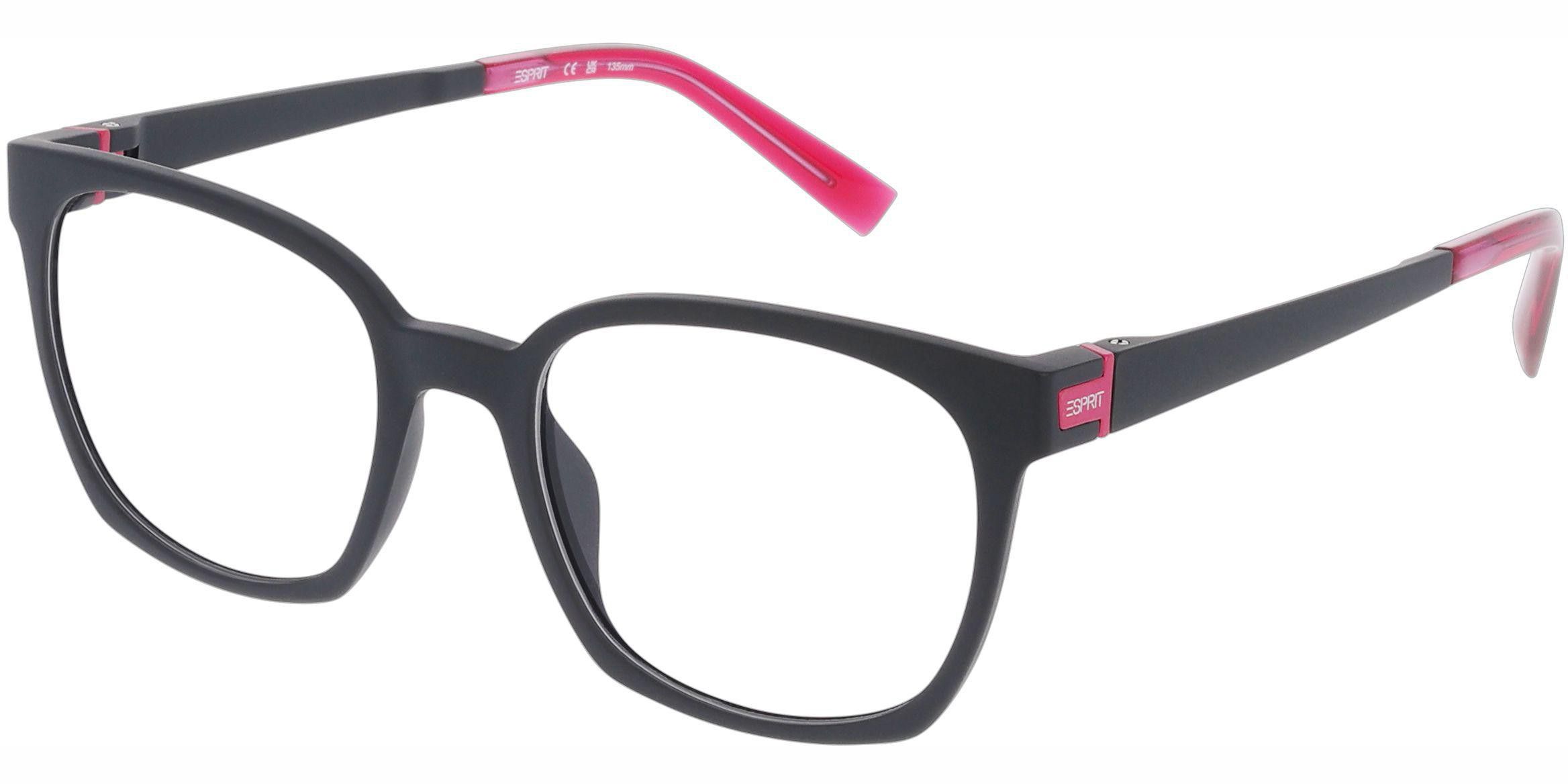 Dioptrické brýle Esprit model 33526, barva obruby černá růžová mat, stranice černá růžová mat, kód barevné varianty 538. 