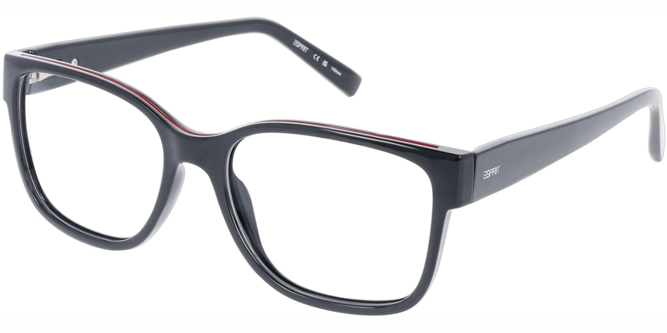 Dioptrické brýle Esprit model 33528, barva obruby černá růžová lesk, stranice černá lesk, kód barevné varianty 538. 