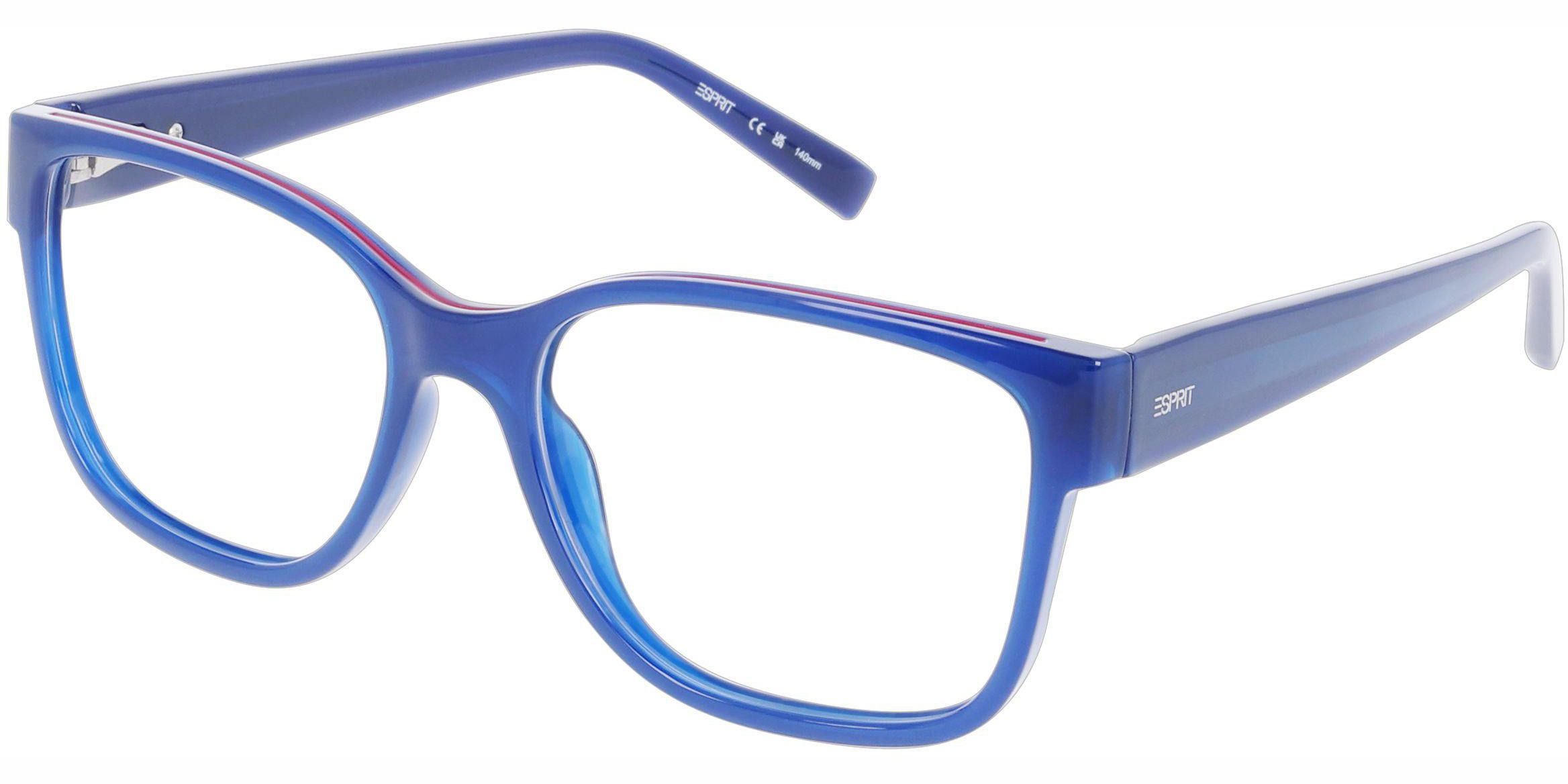 Dioptrické brýle Esprit model 33528, barva obruby modrá růžová lesk, stranice modrá lesk, kód barevné varianty 543. 