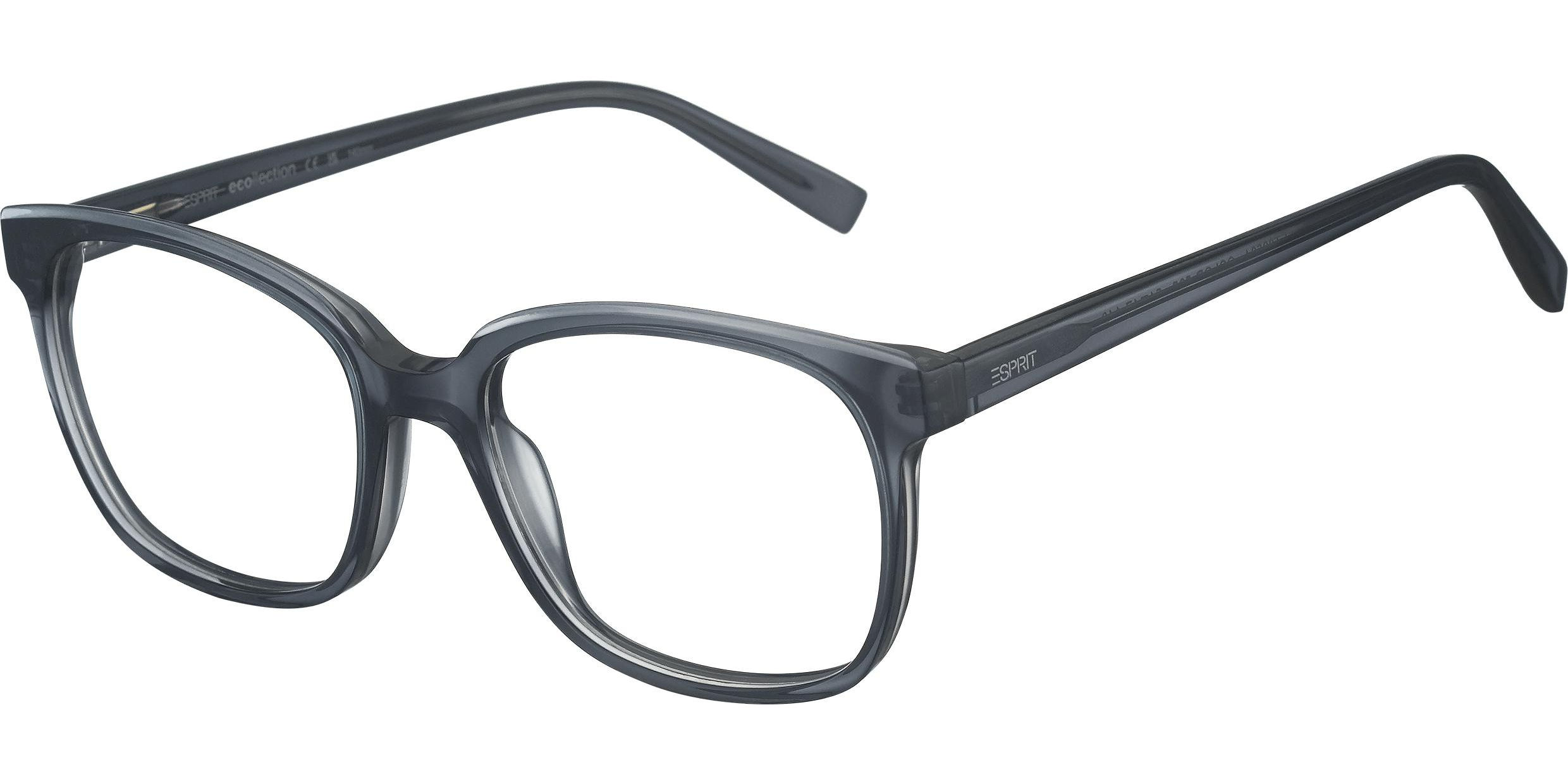 Dioptrické brýle Esprit model 33534, barva obruby šedá lesk, stranice šedá lesk, kód barevné varianty 505. 