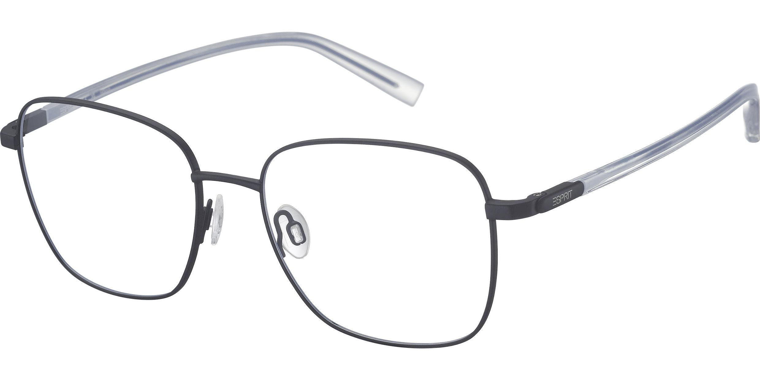 Dioptrické brýle Esprit model 33545, barva obruby černá mat, stranice černá mat, kód barevné varianty 507. 