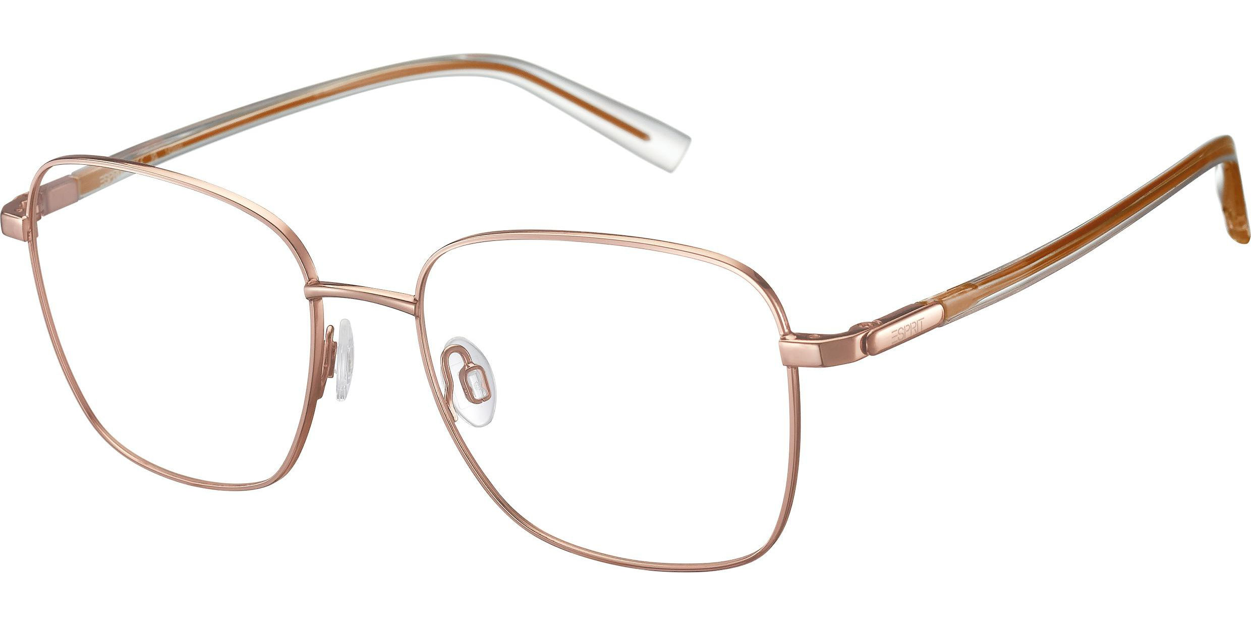 Dioptrické brýle Esprit model 33545, barva obruby růžová lesk, stranice růžová lesk, kód barevné varianty 515. 