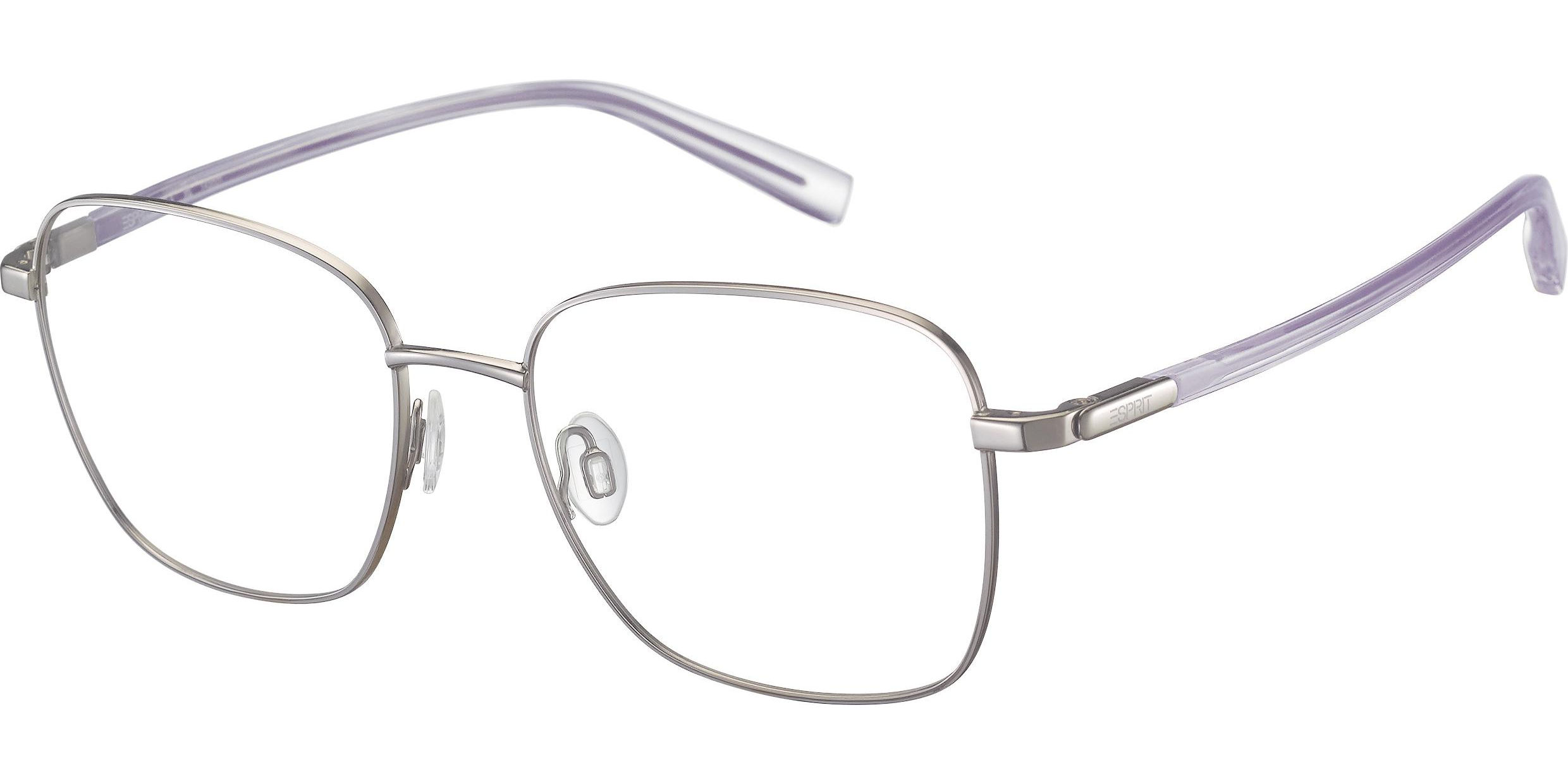 Dioptrické brýle Esprit model 33545, barva obruby stříbrná lesk, stranice stříbrná lesk, kód barevné varianty 524. 