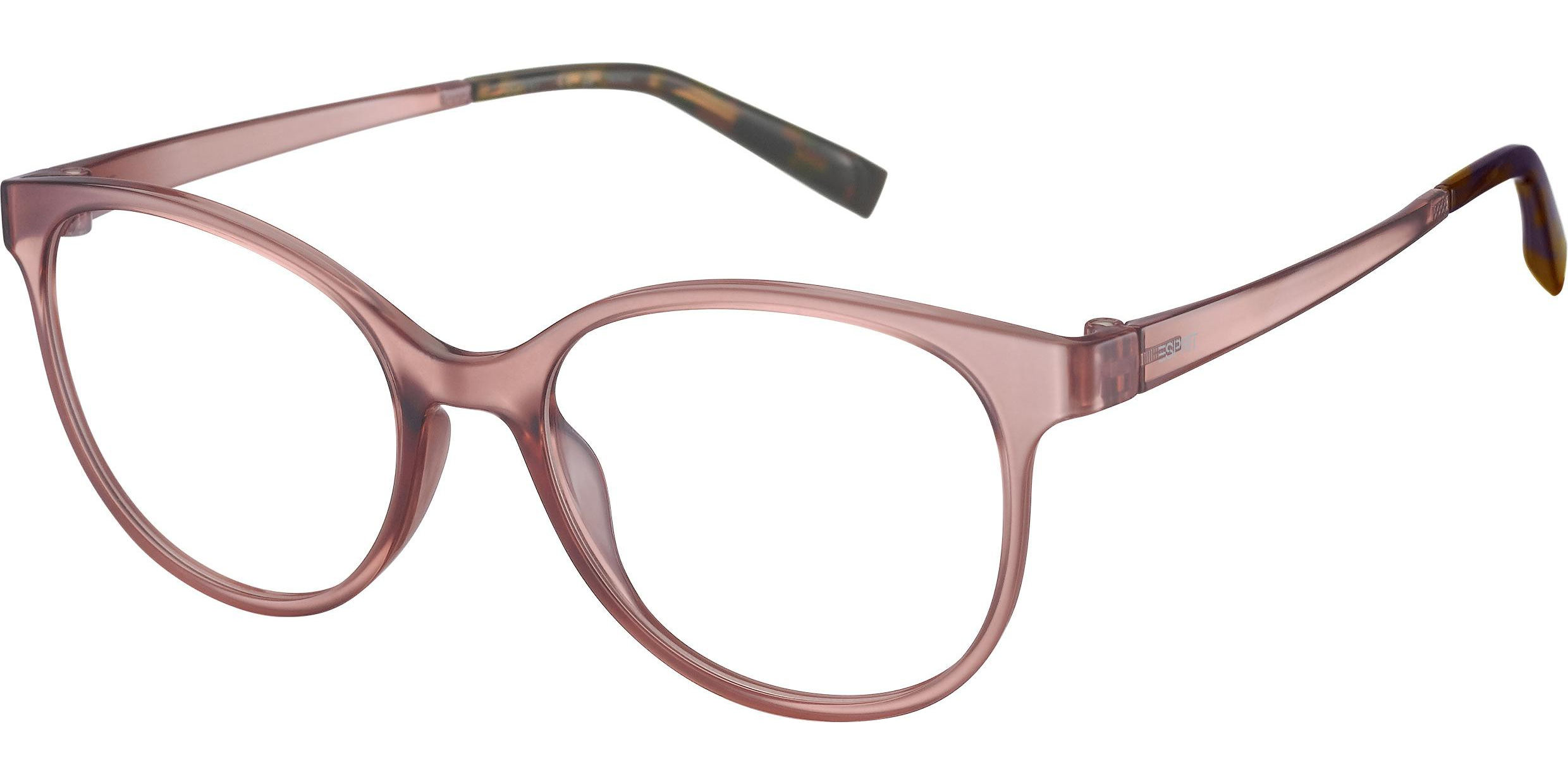 Dioptrické brýle Esprit model 33546, barva obruby růžová lesk, stranice růžová lesk, kód barevné varianty 515. 