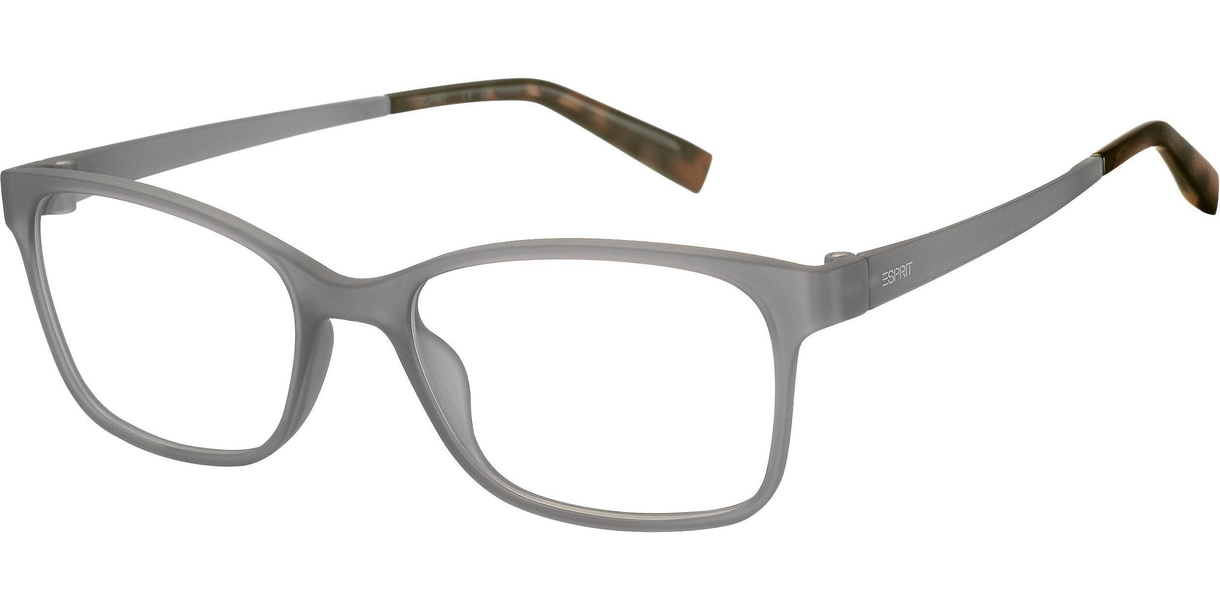 Dioptrické brýle Esprit model 33549, barva obruby šedá mat, stranice šedá mat, kód barevné varianty 505. 
