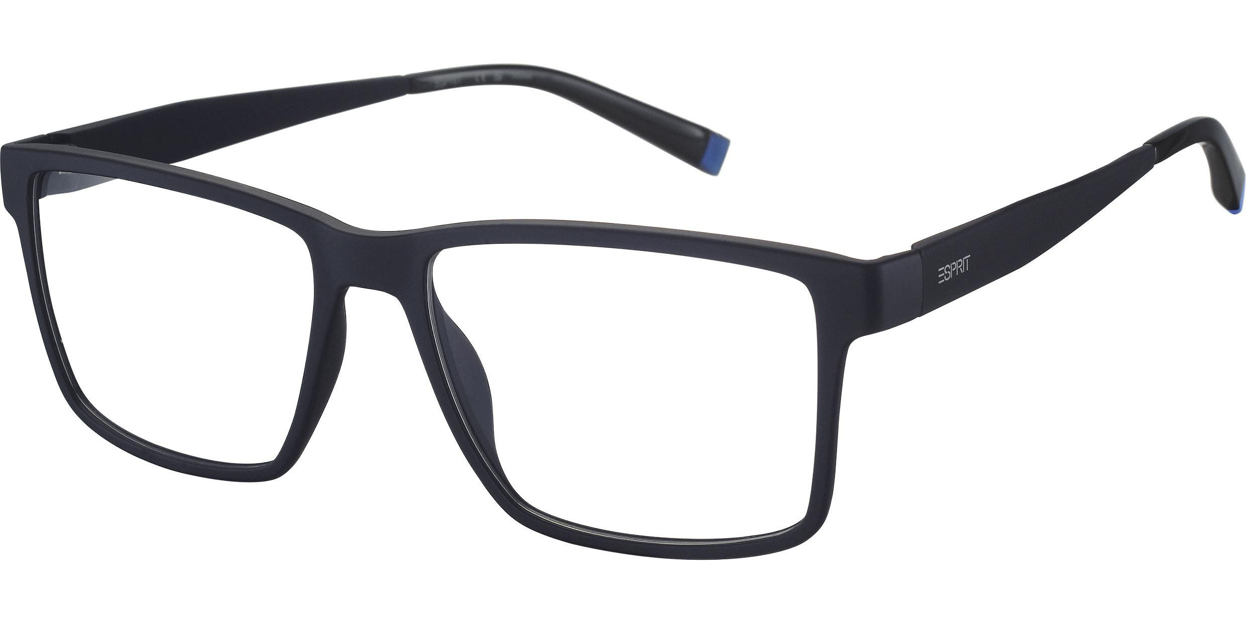 Dioptrické brýle Esprit model 33550, barva obruby černá mat, stranice černá mat, kód barevné varianty 538. 