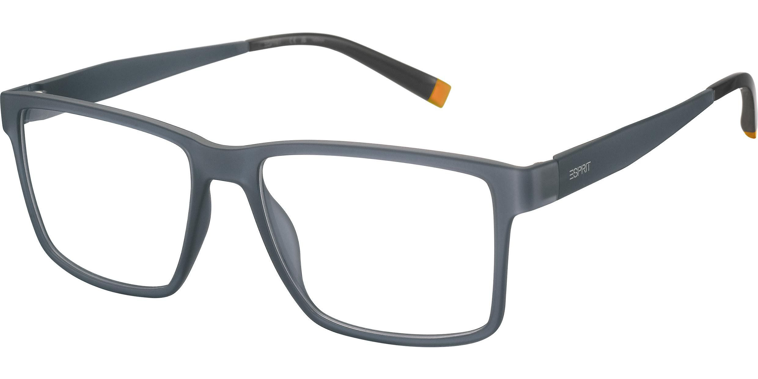 Dioptrické brýle Esprit model 33550, barva obruby šedá mat, stranice šedá mat, kód barevné varianty 543. 