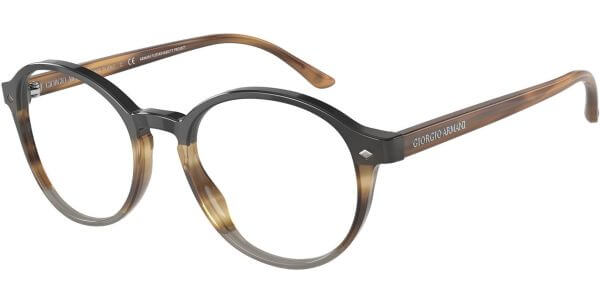 Dioptrické brýle Giorgio Armani model 7004, barva obruby hnědá lesk, stranice hnědá lesk, kód barevné varianty 5912. 