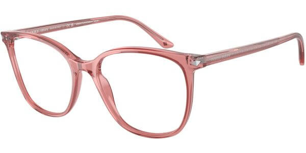 Dioptrické brýle Giorgio Armani model 7192, barva obruby růžová čirá lesk, stranice růžová čirá lesk, kód barevné varianty 5933. 