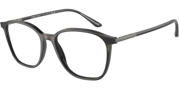 Dioptrické brýle Giorgio Armani model 7236, barva obruby šedá lesk, stranice šedá lesk, kód barevné varianty 5964. 