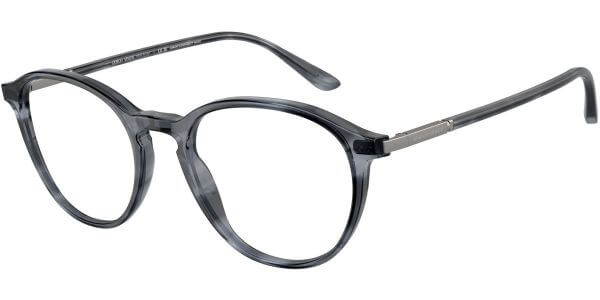 Dioptrické brýle Giorgio Armani model 7237, barva obruby modrá šedá lesk, stranice modrá šedá lesk, kód barevné varianty 5986. 