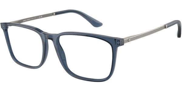 Dioptrické brýle Giorgio Armani model 7249, barva obruby modrá lesk, stranice šedá mat, kód barevné varianty 6035. 