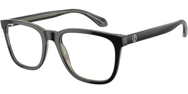 Dioptrické brýle Giorgio Armani model 7255, barva obruby černá zelená lesk, stranice černá zelená lesk, kód barevné varianty 6087. 