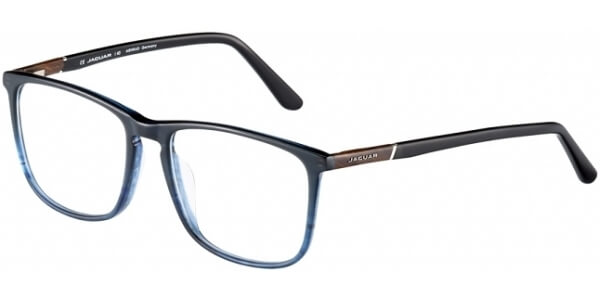 Dioptrické brýle Jaguar model 31026, barva obruby modrá černá mat, stranice černá mat, kód barevné varianty 4611. 