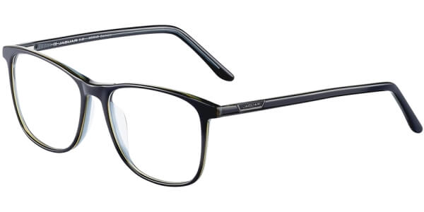 Dioptrické brýle Jaguar model 31516, barva obruby černá lesk, stranice černá mat, kód barevné varianty 4704. 