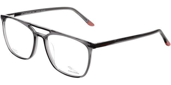 Dioptrické brýle Jaguar model 31518, barva obruby šedá čirá lesk, stranice šedá čirá lesk, kód barevné varianty 4627. 