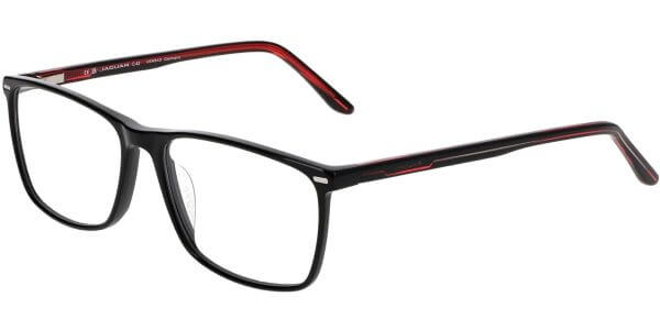 Dioptrické brýle Jaguar model 31520, barva obruby černá lesk, stranice černá červená lesk, kód barevné varianty 8840. 
