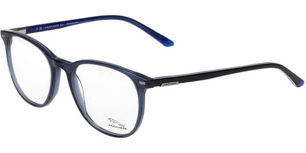 Dioptrické brýle Jaguar model 31522, barva obruby modrá čirá lesk, stranice modrá čirá lesk, kód barevné varianty 4961. 