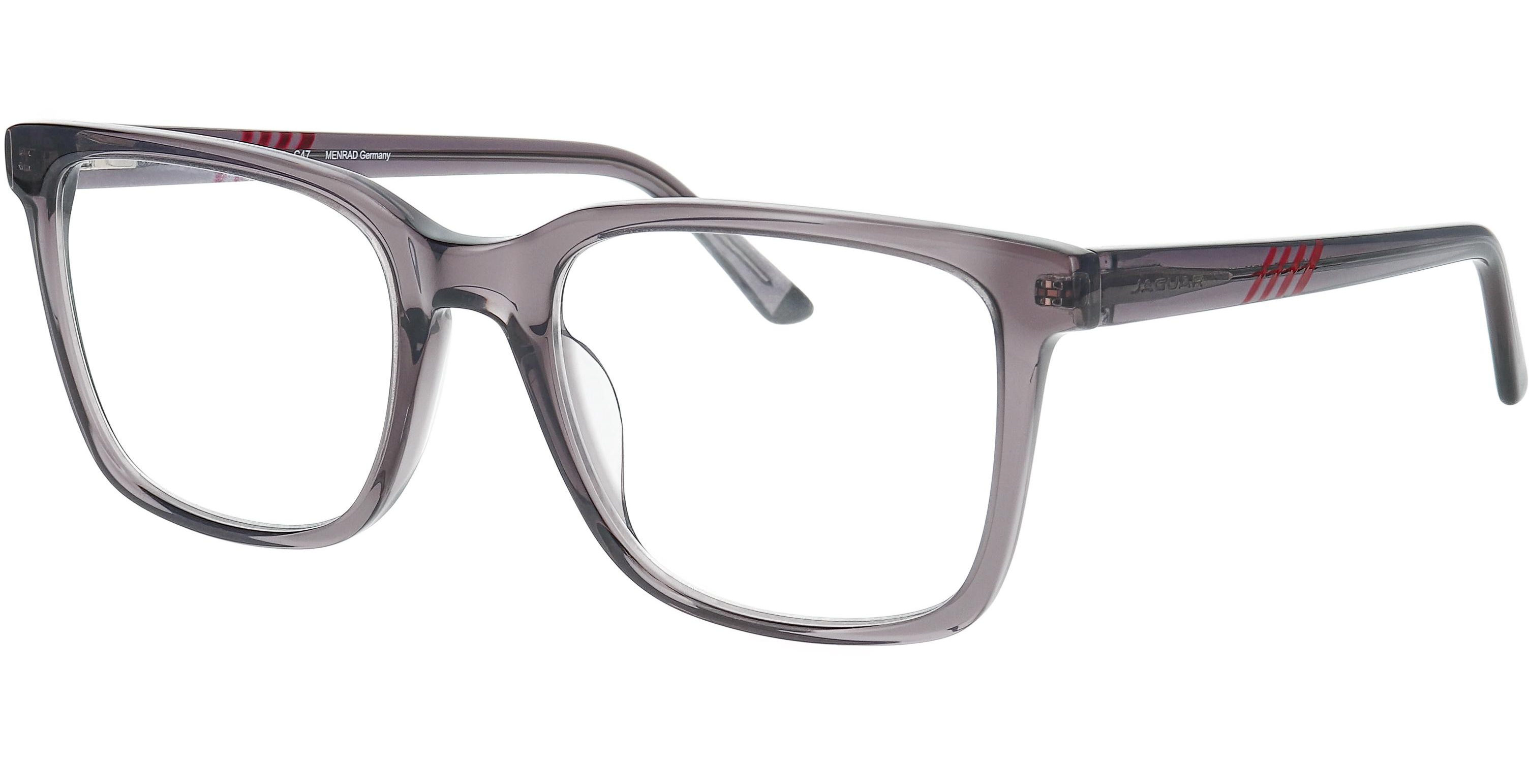 Dioptrické brýle Jaguar model 31529, barva obruby šedá lesk, stranice šedá mat, kód barevné varianty 4837. 