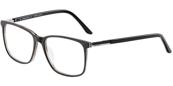 Dioptrické brýle Jaguar model 32006, barva obruby černá hnědá mat, stranice černá lesk, kód barevné varianty 4635. 