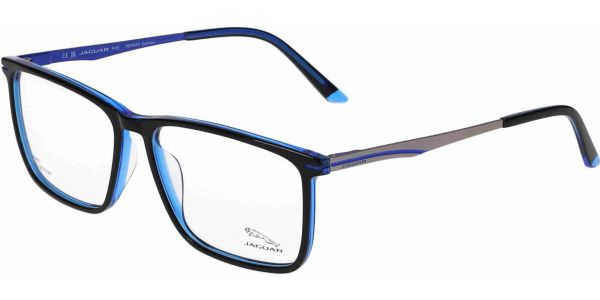 Dioptrické brýle Jaguar model 32503, barva obruby modrá lesk, stranice šedá mat, kód barevné varianty 4928. 