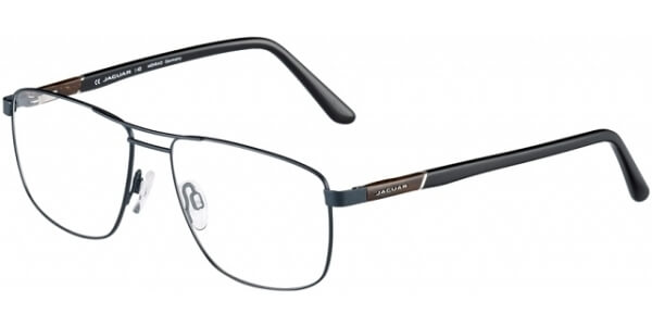 Dioptrické brýle Jaguar model 33099, barva obruby modrá mat, stranice černá mat, kód barevné varianty 1180. 
