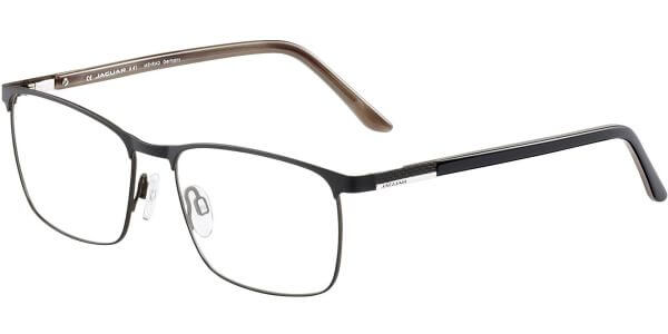 Dioptrické brýle Jaguar model 33102, barva obruby černá mat, stranice černá hnědá lesk, kód barevné varianty 1130. 