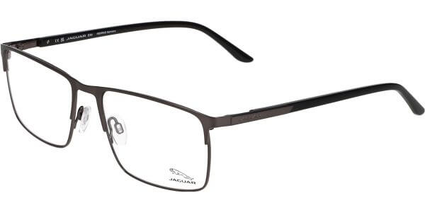 Dioptrické brýle Jaguar model 33118, barva obruby šedá mat, stranice černá lesk, kód barevné varianty 4200. 