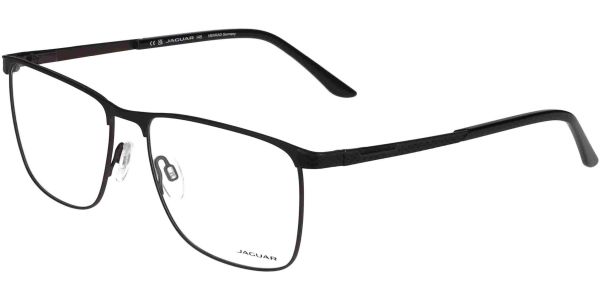 Dioptrické brýle Jaguar model 33126, barva obruby černá mat, stranice černá mat, kód barevné varianty 6100. 