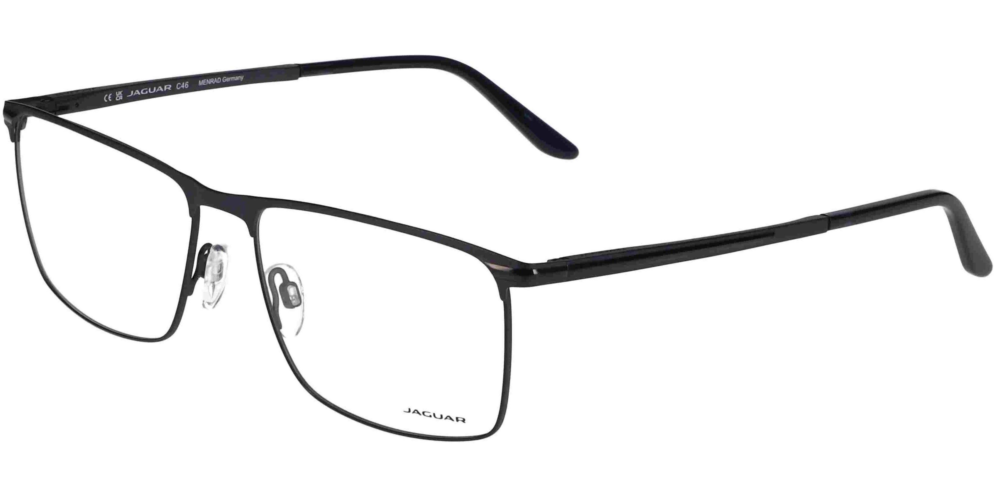 Dioptrické brýle Jaguar model 33128, barva obruby modrá mat, stranice modrá mat, kód barevné varianty 3100. 
