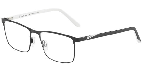 Dioptrické brýle Jaguar model 33594, barva obruby černá bílá mat, stranice černá bílá lesk, kód barevné varianty 6100. 