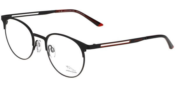 Dioptrické brýle Jaguar model 33628, barva obruby černá mat, stranice černá mat, kód barevné varianty 6100. 