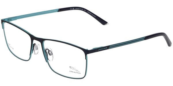 Dioptrické brýle Jaguar model 33629, barva obruby modrá mat, stranice modrá mat, kód barevné varianty 3100. 