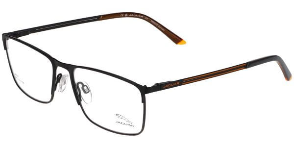 Dioptrické brýle Jaguar model 33629, barva obruby černá mat, stranice černá mat, kód barevné varianty 6100. 