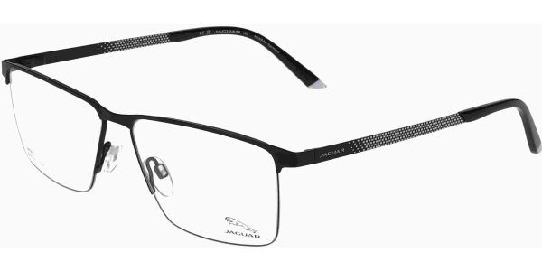 Dioptrické brýle Jaguar model 33633, barva obruby černá bílá mat, stranice černá bílá mat, kód barevné varianty 6100. 