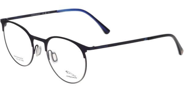 Dioptrické brýle Jaguar model 33842, barva obruby modrá šedá mat, stranice modrá šedá mat, kód barevné varianty 3100. 
