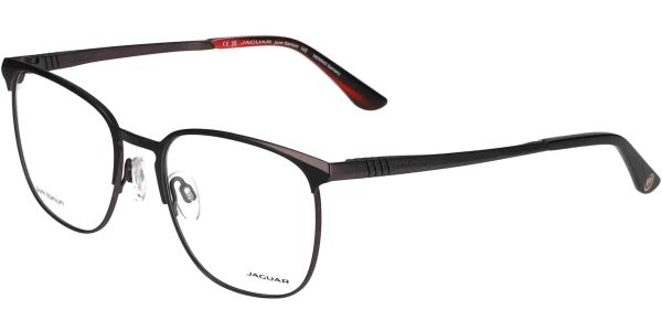 Dioptrické brýle Jaguar model 35604, barva obruby černá šedá mat, stranice šedá mat, kód barevné varianty 4200. 