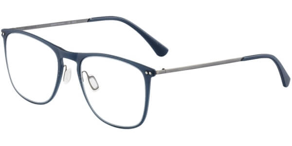 Dioptrické brýle Jaguar model 36811, barva obruby modrá mat, stranice šedá mat, kód barevné varianty 3100. 