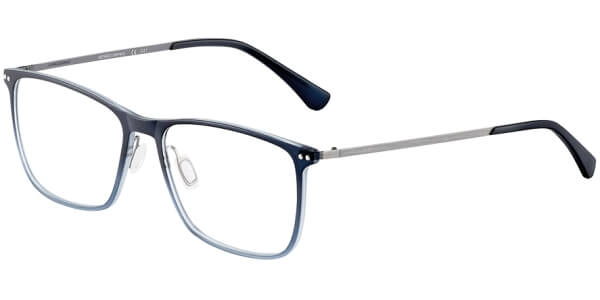 Dioptrické brýle Jaguar model 36814, barva obruby modrá mat, stranice šedá mat, kód barevné varianty 3101. 