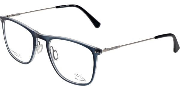 Dioptrické brýle Jaguar model 36818, barva obruby modrá mat, stranice šedá mat, kód barevné varianty 3100. 