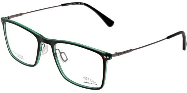 Dioptrické brýle Jaguar model 36819, barva obruby šedá zelená mat, stranice šedá mat, kód barevné varianty 4100. 