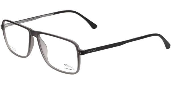 Dioptrické brýle Jaguar model 36821, barva obruby šedá stříbrná lesk, stranice šedá stříbrná lesk, kód barevné varianty 6500. 