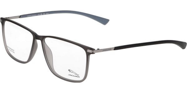 Dioptrické brýle Jaguar model 36825, barva obruby šedá mat, stranice černá mat, kód barevné varianty 6500. 