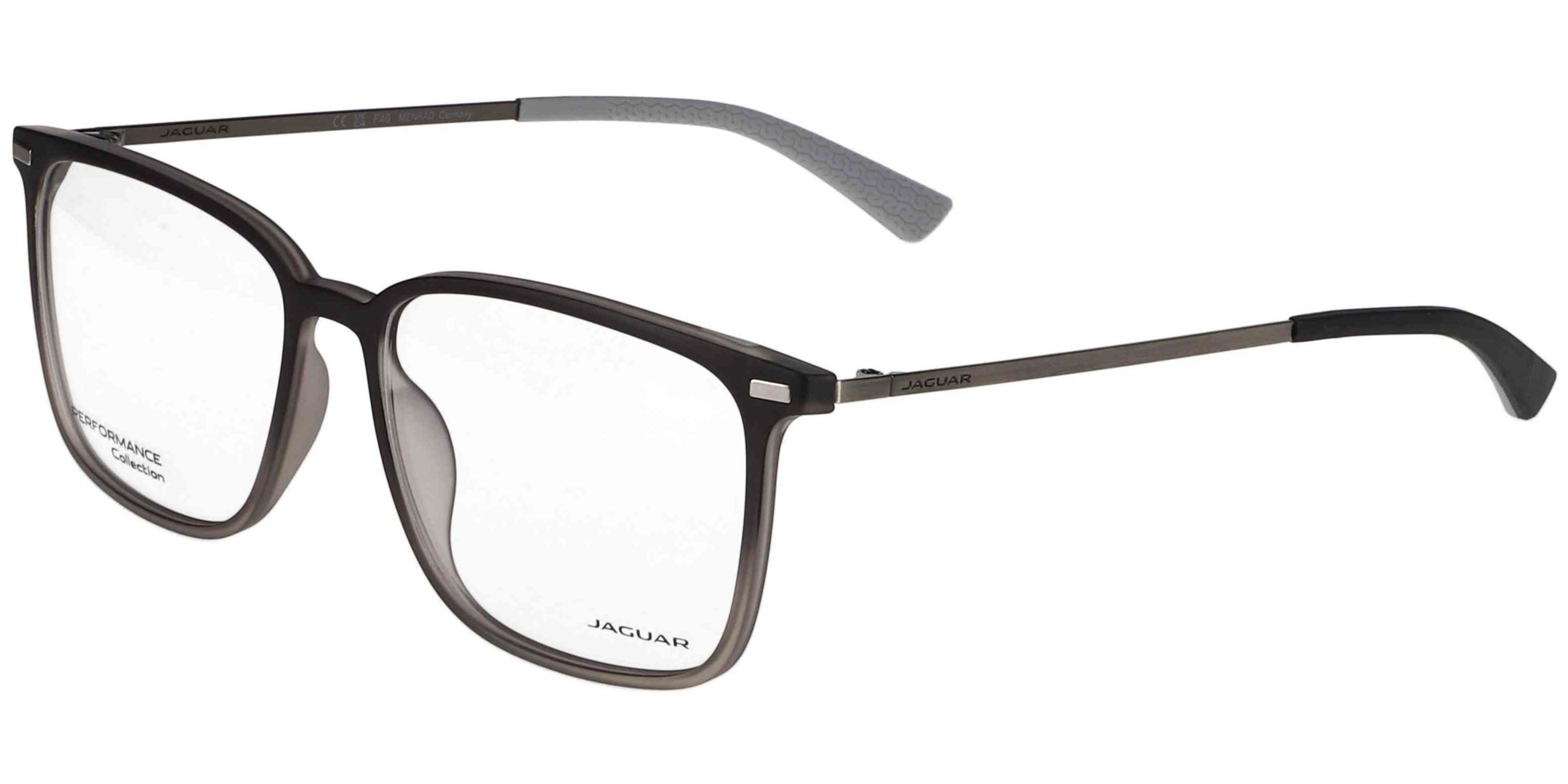 Dioptrické brýle Jaguar model 36834, barva obruby šedá mat, stranice šedá mat, kód barevné varianty 6500. 