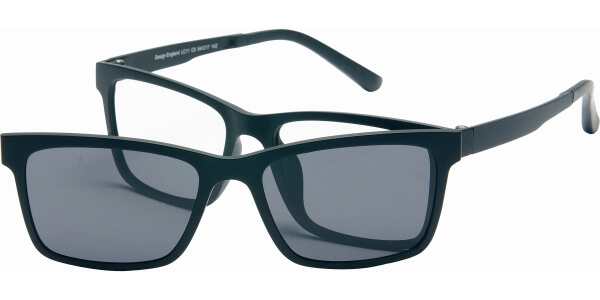 Dioptrické brýle London Club model 11, barva obruby černá mat, stranice černá mat, kód barevné varianty C5. 